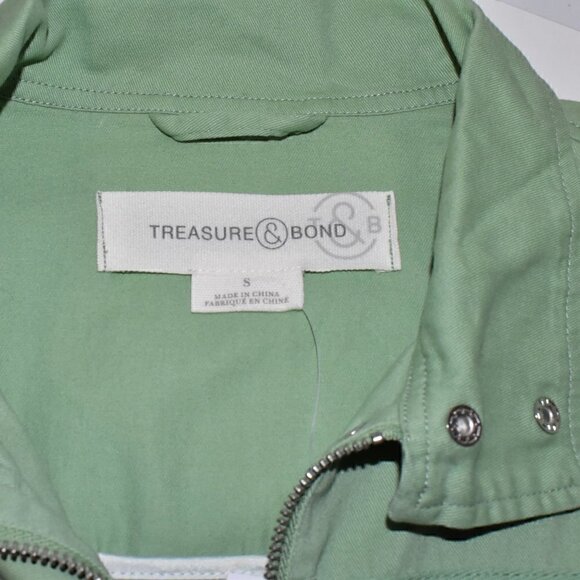 Treasure & Bond Short Twill Spring Jacket Size S - Picture 3 of 11